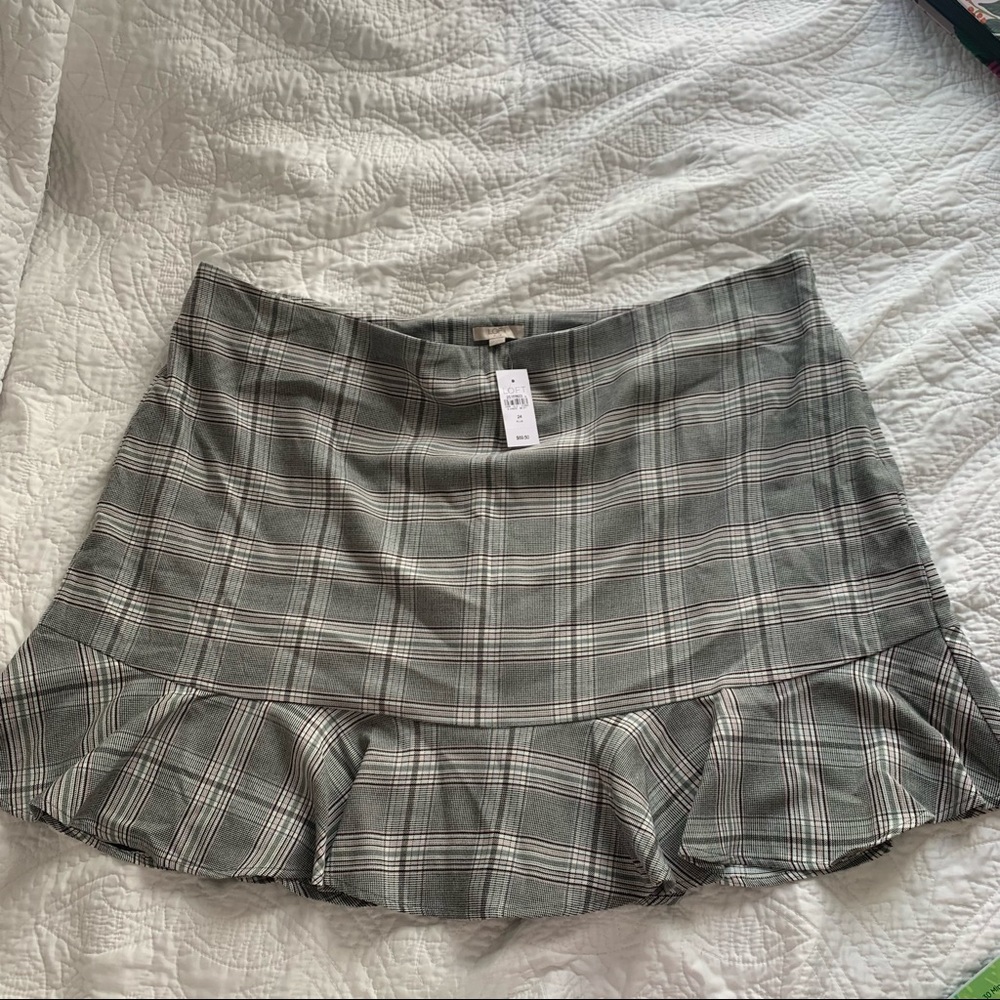 Plaid skirt
